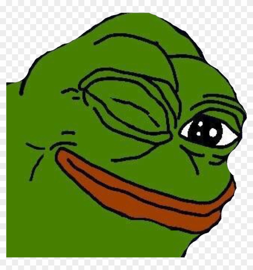 Pepe Wink Frog Dank Meme Freetoedit - Pepe The Frog Winking Clipart #1186276