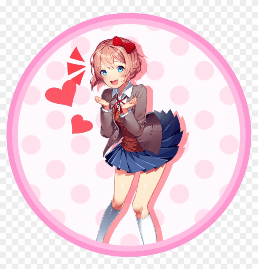 Doki Doki Literature Club Circular Icons Clipart