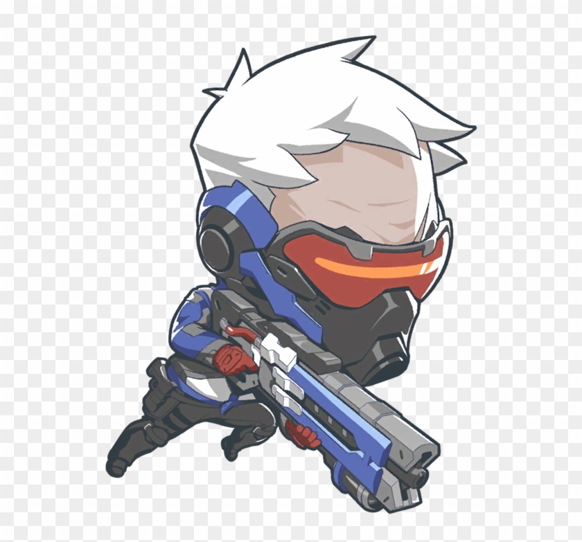 The Most Awesome Images On The Internet - Overwatch Soldier 76 Cute Spray Clipart