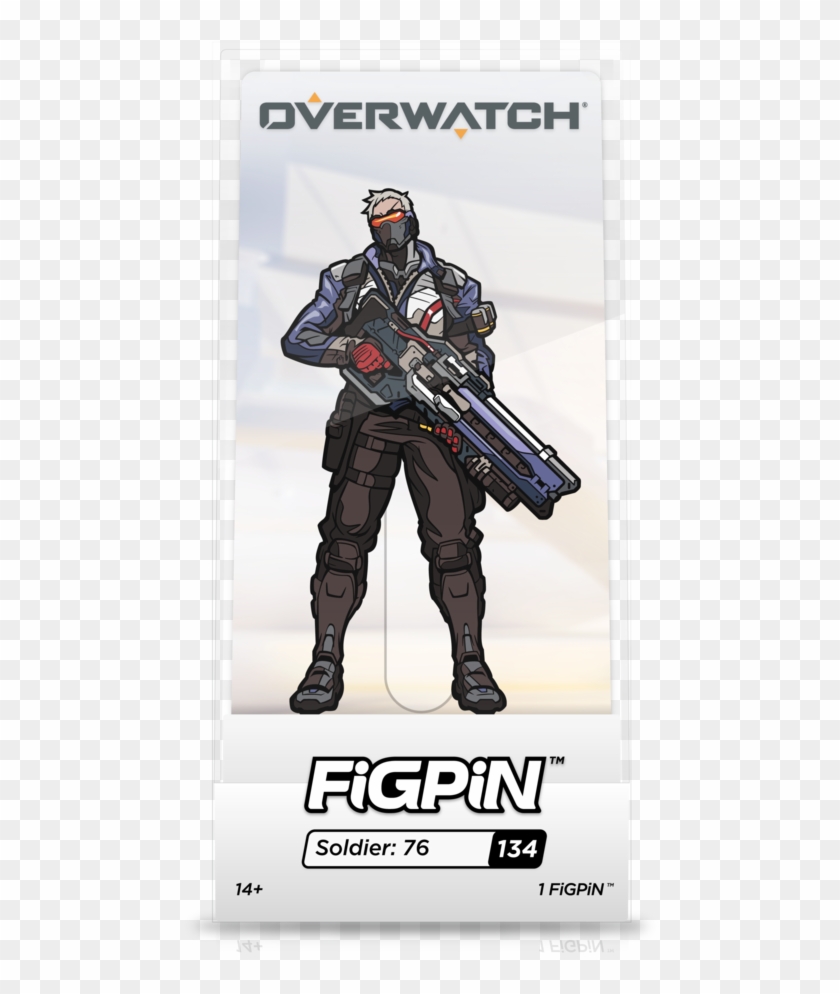 76 - Overwatch Figpin Soldier 76 Clipart #1187166