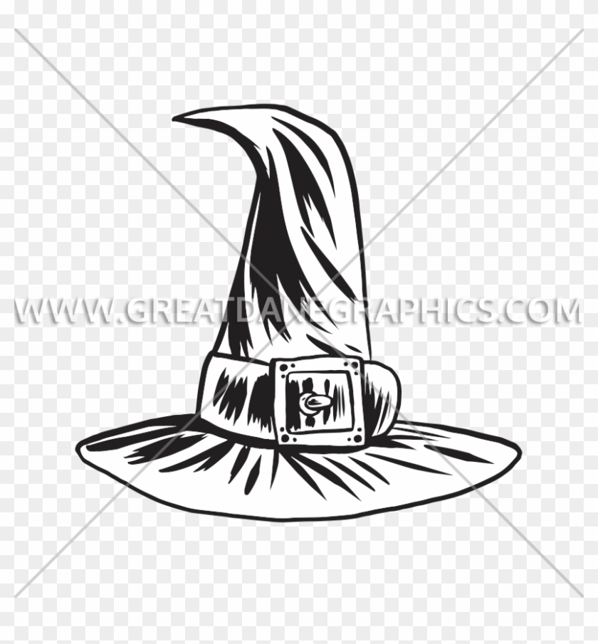 Witch Hat Production Ready Artwork For T Shirt Printing Clipart