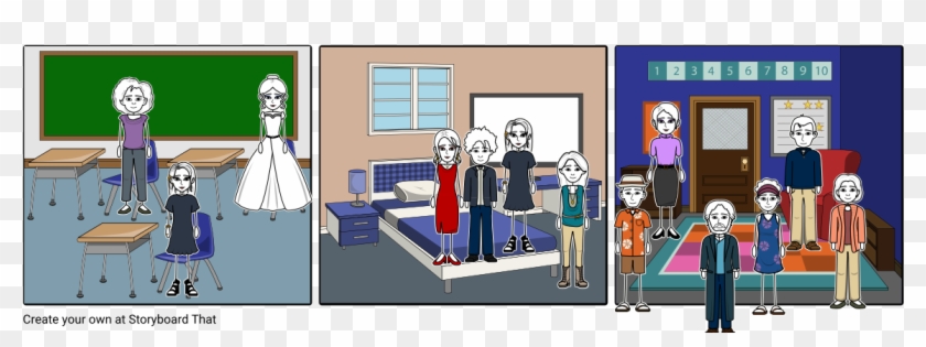 Hanging Out With My Friends A Group Of My People - Cartoon Clipart