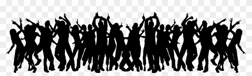 8000 X 2137 47 - Transparent Party Silhouette Clipart #1188654