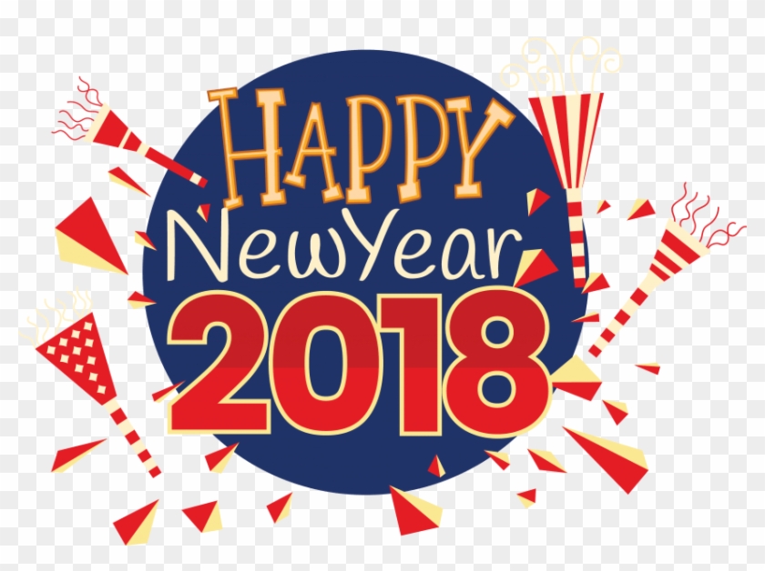 Free Png Download Happy New Year 2018 Png Images Background - Poster Clipart