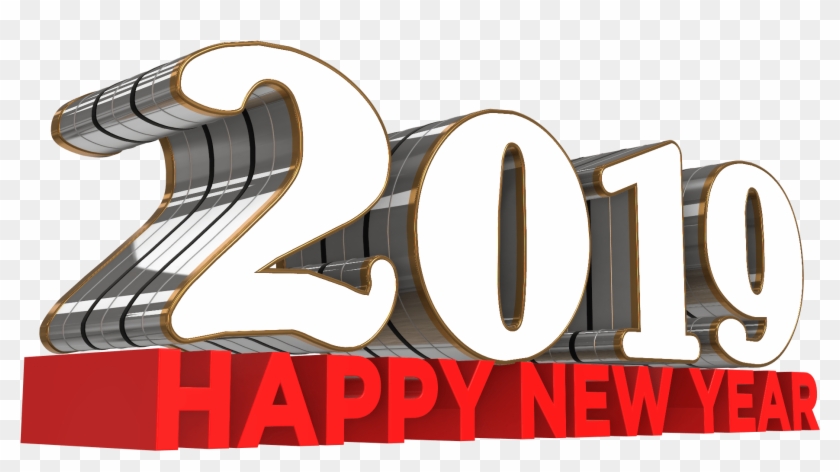 Happy New Year 2019 Free 3d Png - Illustration Clipart #1188766
