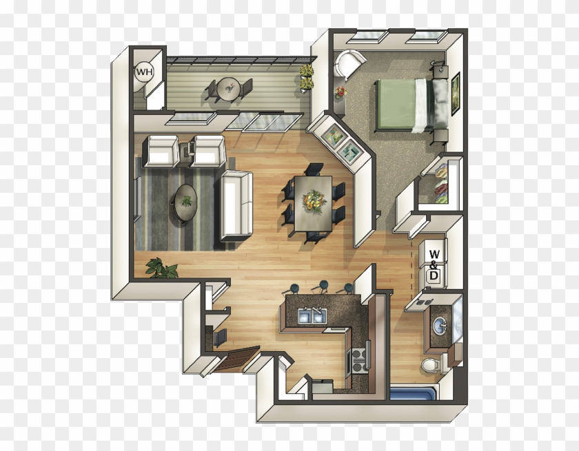 4 Of 4 Specialized Floorplan - Floor Plan Clipart