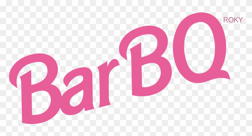 Barbq And Barbie Png Logo - Barbie Logo Parody Clipart