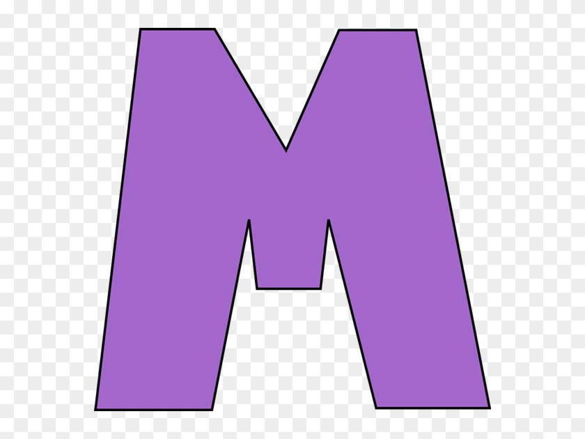 Purple Letter M Clip Art - Purple Letter M - Png Download
