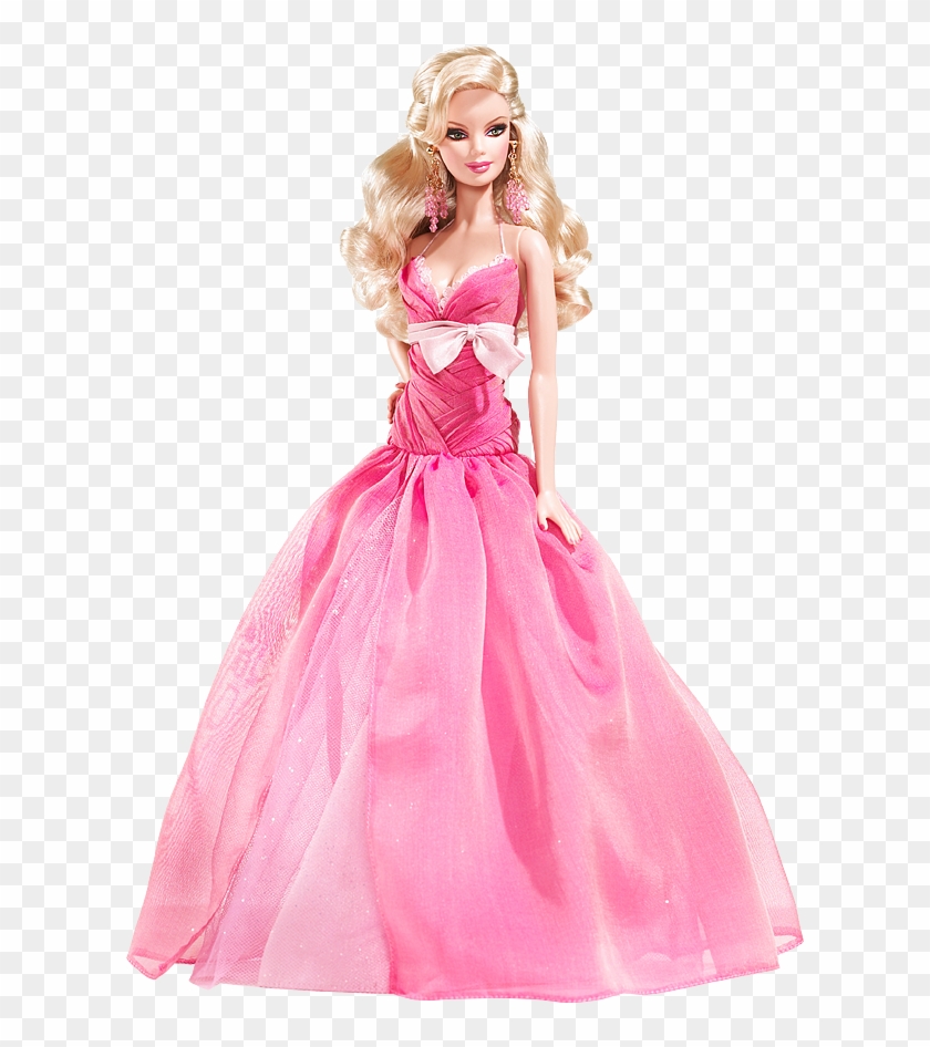 Pink Hope Barbie® Doll Is A Glamorous And Lovely Tribute - Masculine And Feminine Toys Clipart