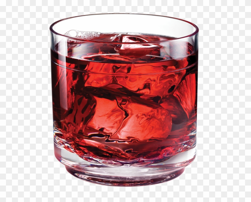 Drinique Elite Rocks Glass 10 Ounce With Cranberry - Old Fashioned Glass Clipart #1189739