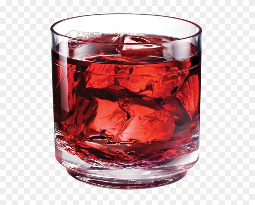 Drinique Elite Rocks Glass 10 Ounce With Cranberry - Old Fashioned Glass Clipart