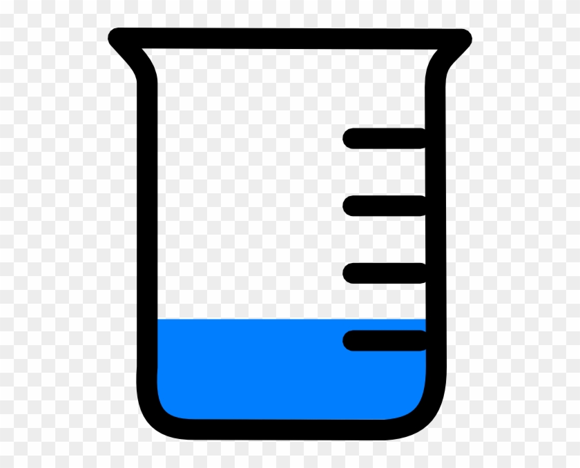 Beaker Low Level Of Solution Svg Clip Arts 528 X 598 - Png Download