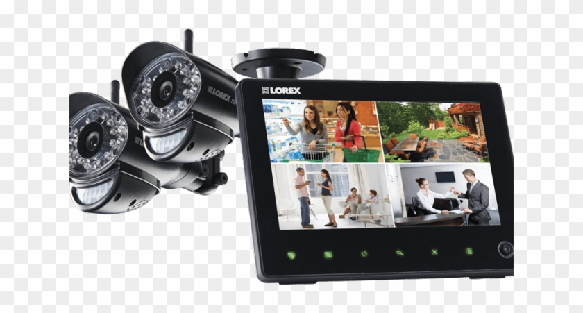 Video Recorder Clipart Motion Picture Camera - Cobra 4d Ultra Hd Ip Nvr System 8 Channel With 4 Outdoor - Png Download