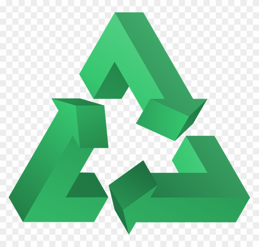 For Those Who Don't Have The Luxury Of Curbside Recycling - Sustainability Triangle Icon Clipart