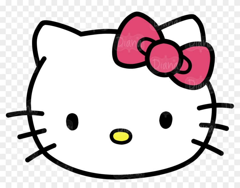 Pix For Kitten Head Png - Hello Kitty Head Png Clipart #1190446