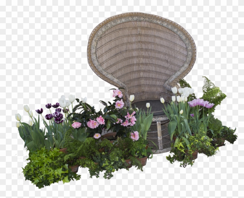 Spring Flowers Png - Flower Chair Png Clipart