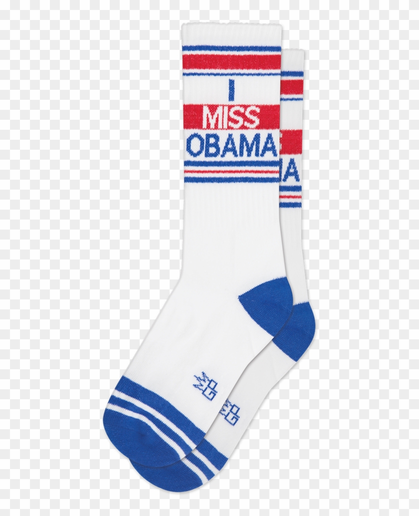 I Miss Obama Socks By Gumball Poodle - Sock Clipart #1191844