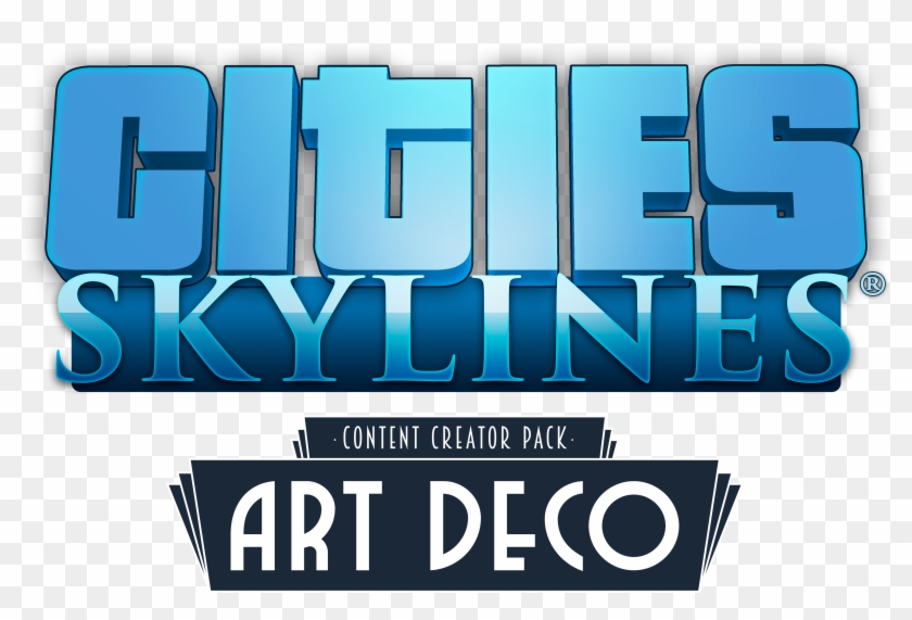 Image Unavailable - Cities Skylines Art Deco Logo Png Clipart