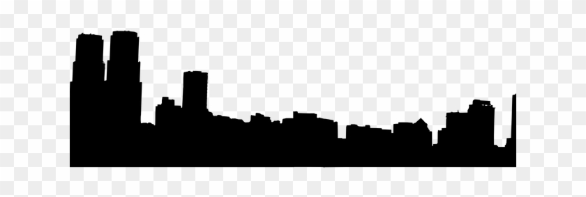 City Skyline Graphic - City Skyline Silhouette Clipart #1191923