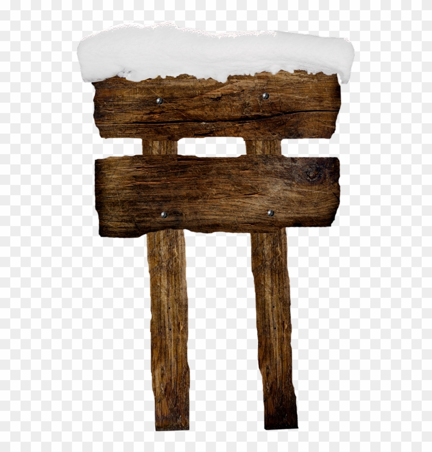 Go To Image - Winter Wooden Signs Clipart - Png Download