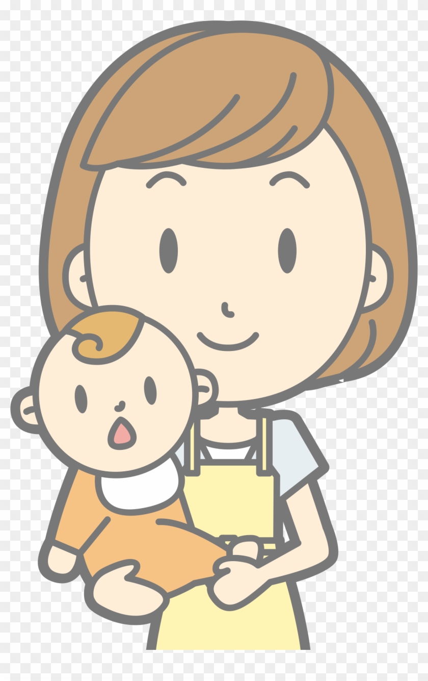 Png Library Download Baby Big Image Png - Mother And Baby Drawing Clipart