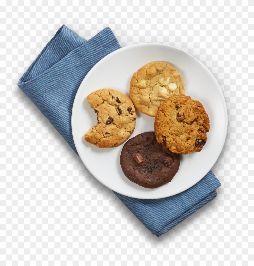 Plate Of Cookies Png - Plate With Cookies Png Clipart #1193957