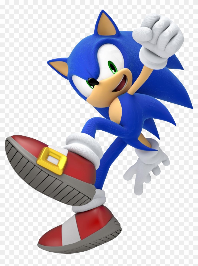 Sonic The Hedgehog Clipart Black And White - Png Download