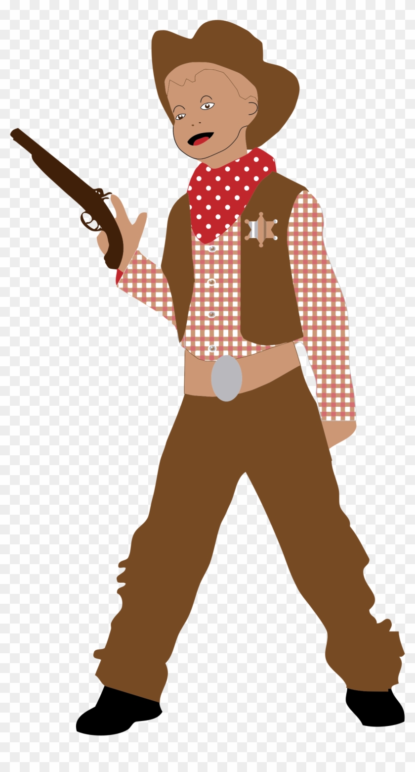 This Free Icons Png Design Of Cowboy Kid Clipart #1194207
