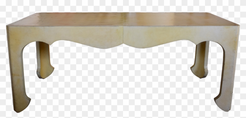 This Cocktail Table Has A Scalloped Apron And Uniquely - Coffee Table Clipart #1194495