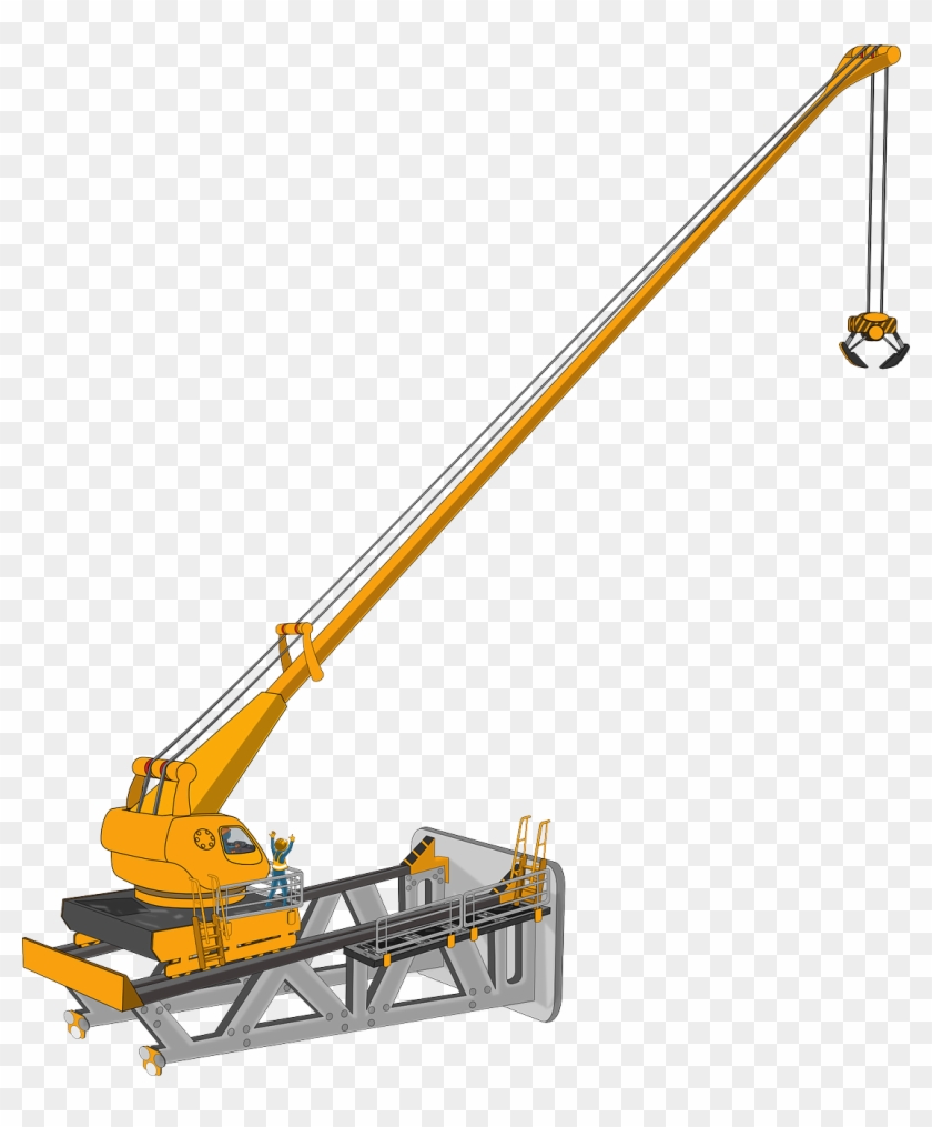 Construction Png Picture - Crane Excavator Clipart