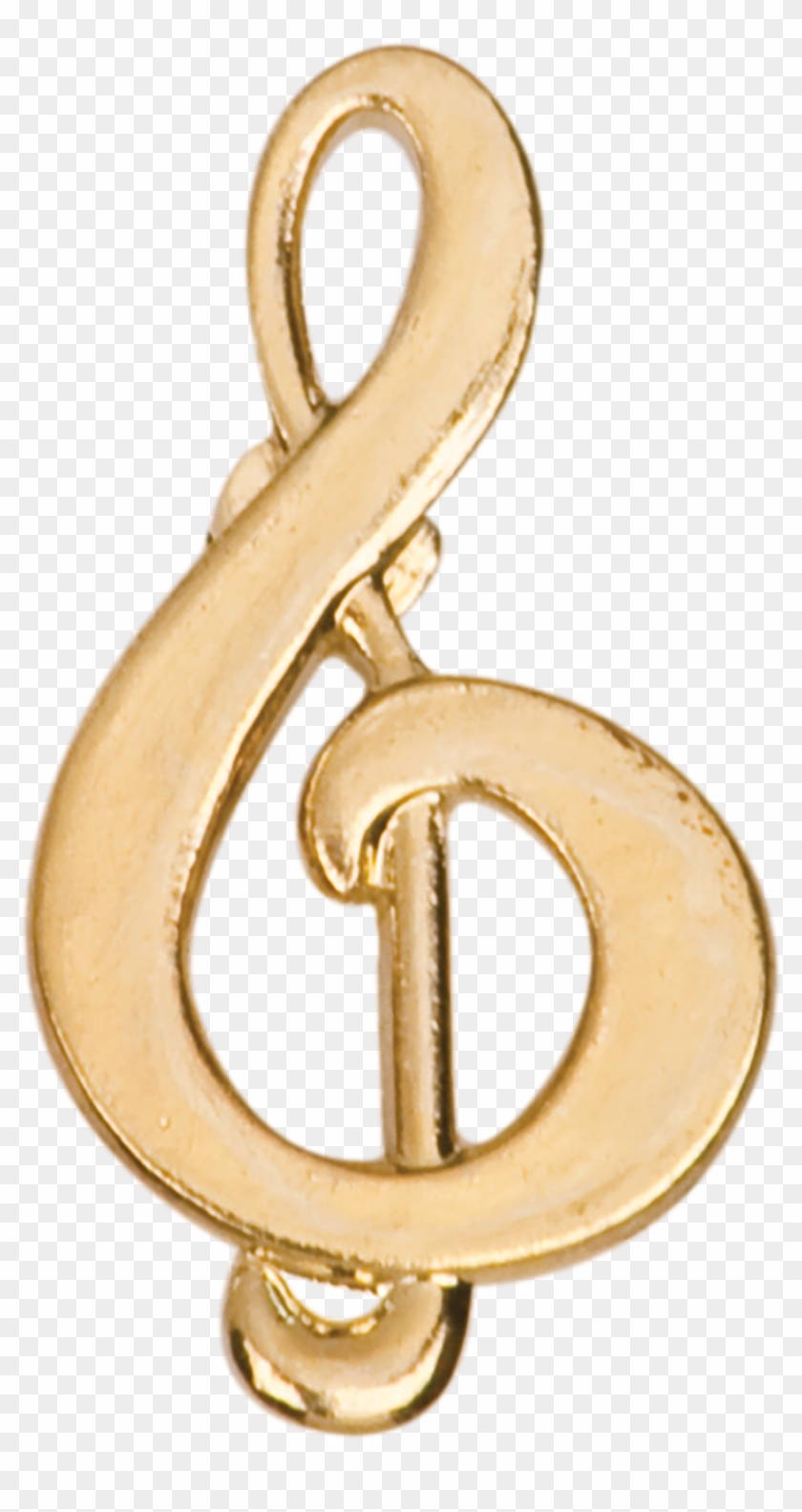 Music Treble Clef Chenille Pin - Calligraphy Clipart #1194908