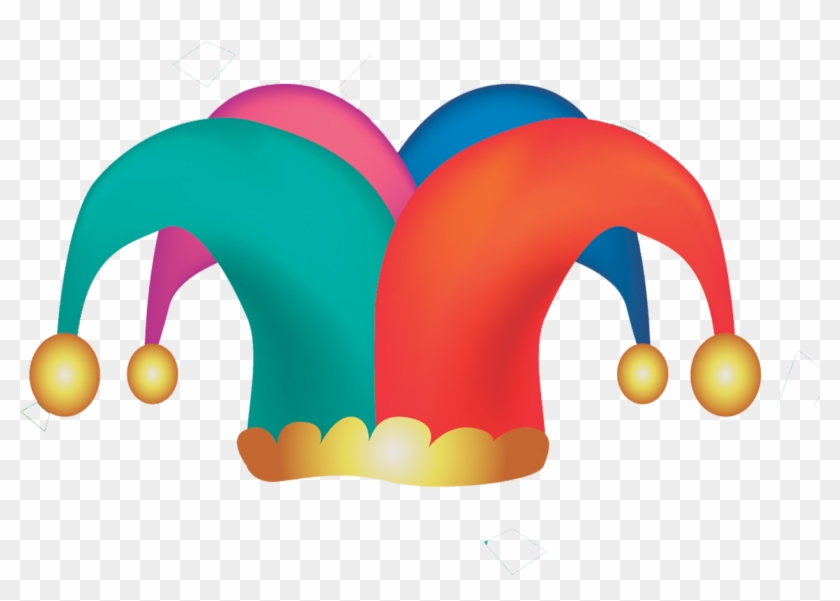 Clown Circus Hat Clip Art - Hat Clown Png Transparent Png #1195061