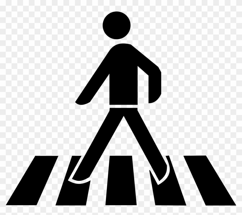 Road Traffic Regulations German Law Clip - Zebra Crossing Sign Singapore - Png Download