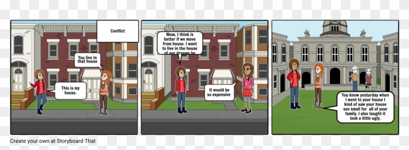 House On Mango Street - Cartoon Clipart