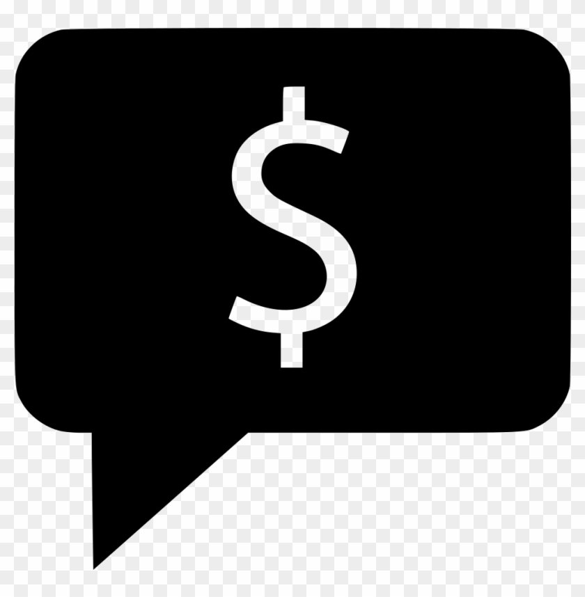 Dollar Sign Chat Bubble Comments - Free Invoice Icon Clear Background Clipart #1195388