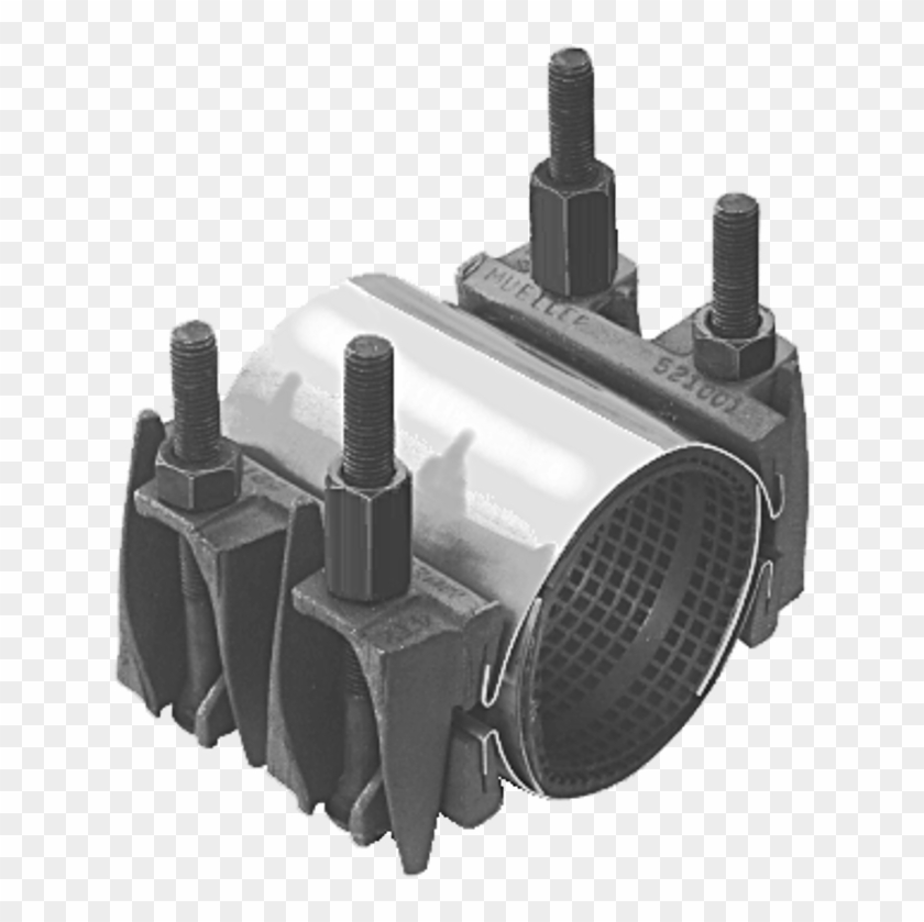 510 Series Xtra Range Full Seal Pipe Repair Clamps Clipart