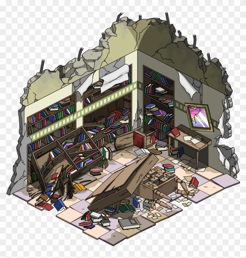 Destroyed Library Family Guy Quest Stuff Wiki - House Clipart