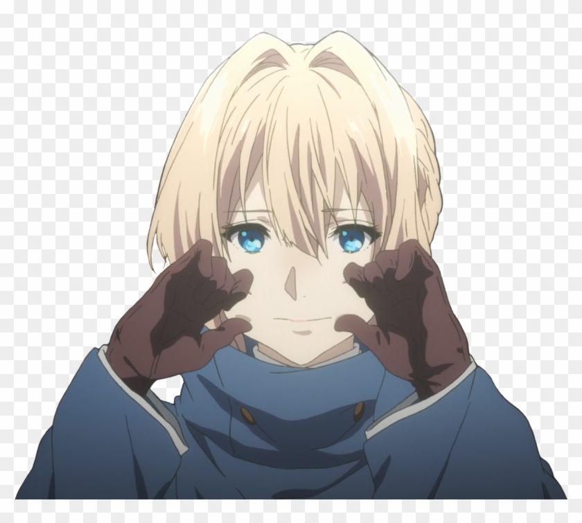 1mib, 1254x1080, Violet Smiling - Violet Evergarden Violet Icons Clipart