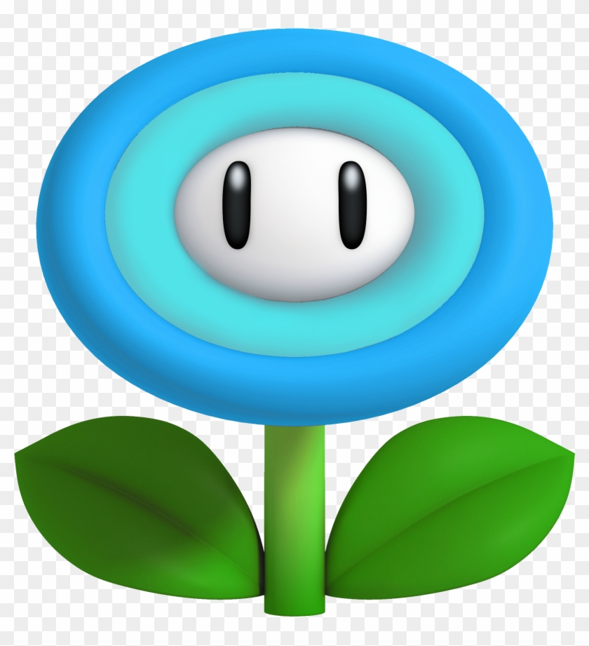 Frost Clipart Snow Flower - Mario Bros Ice Flower - Png Download #1195978