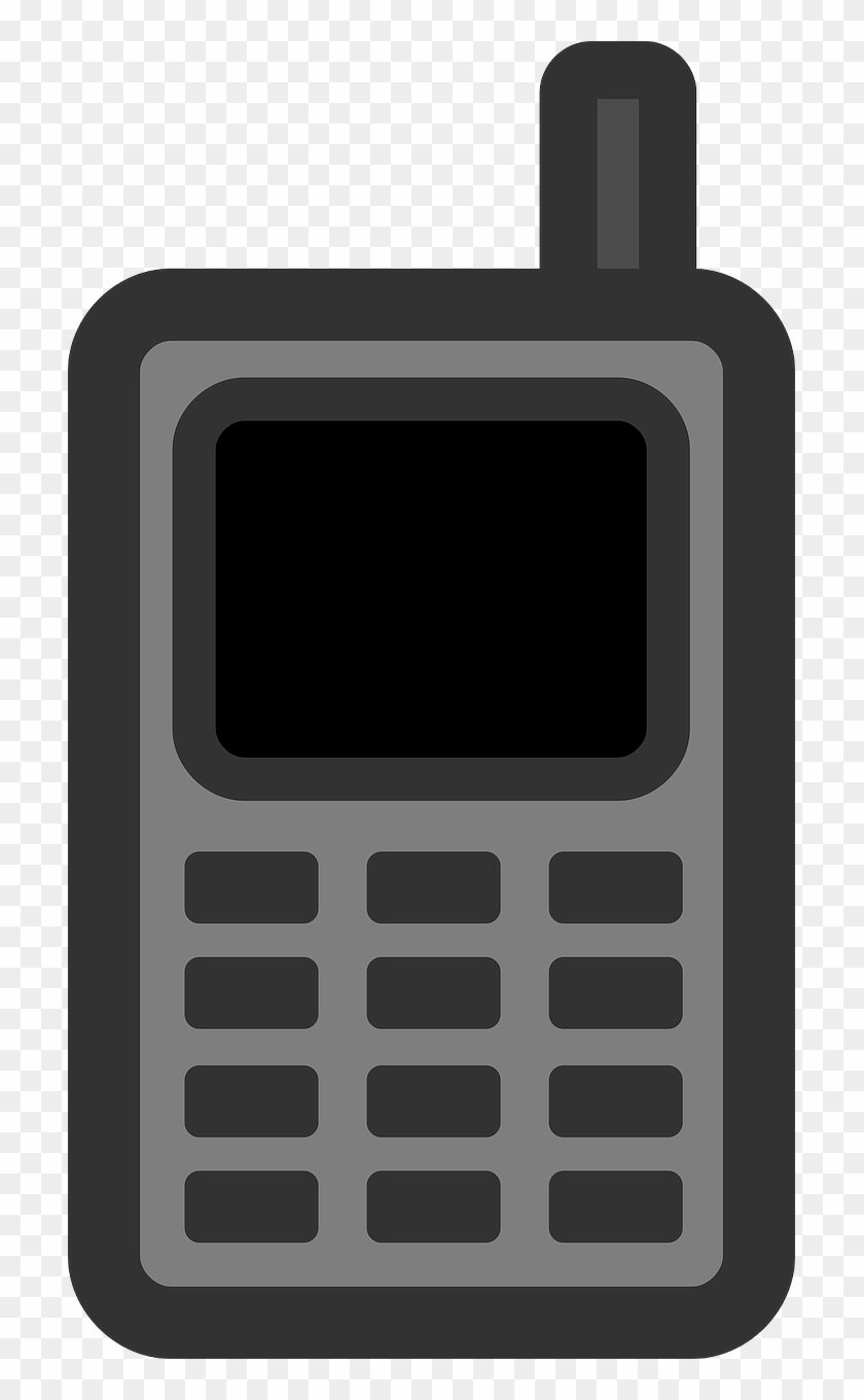 Cell Phone Clip Art - Mobile Phone Clip Art - Png Download #1196282