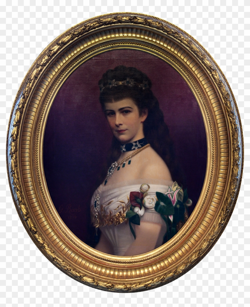 Portrait Of The Princess Sissi In Venice Clipart #1196451
