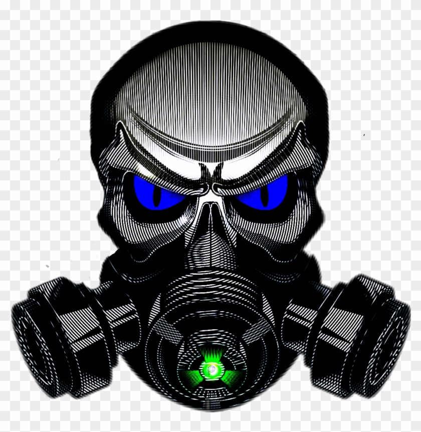 Gasmask Sticker - Gas Mask Sticker Clipart