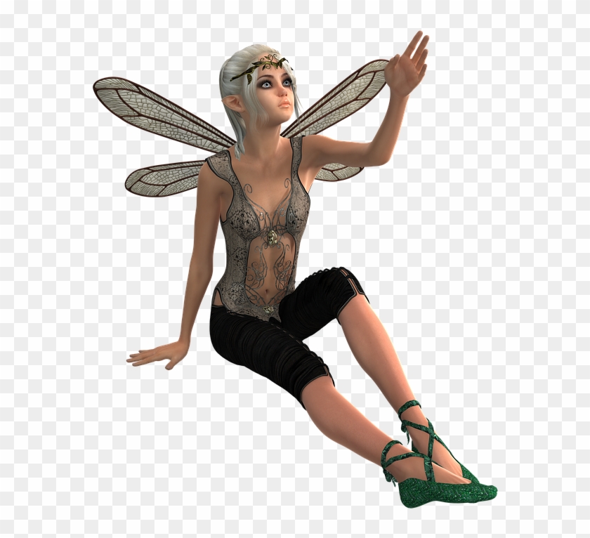 Fee, Elf, Wing, Fairy, Fae, Woman, Beauty, Fantasy - Fae Png Clipart