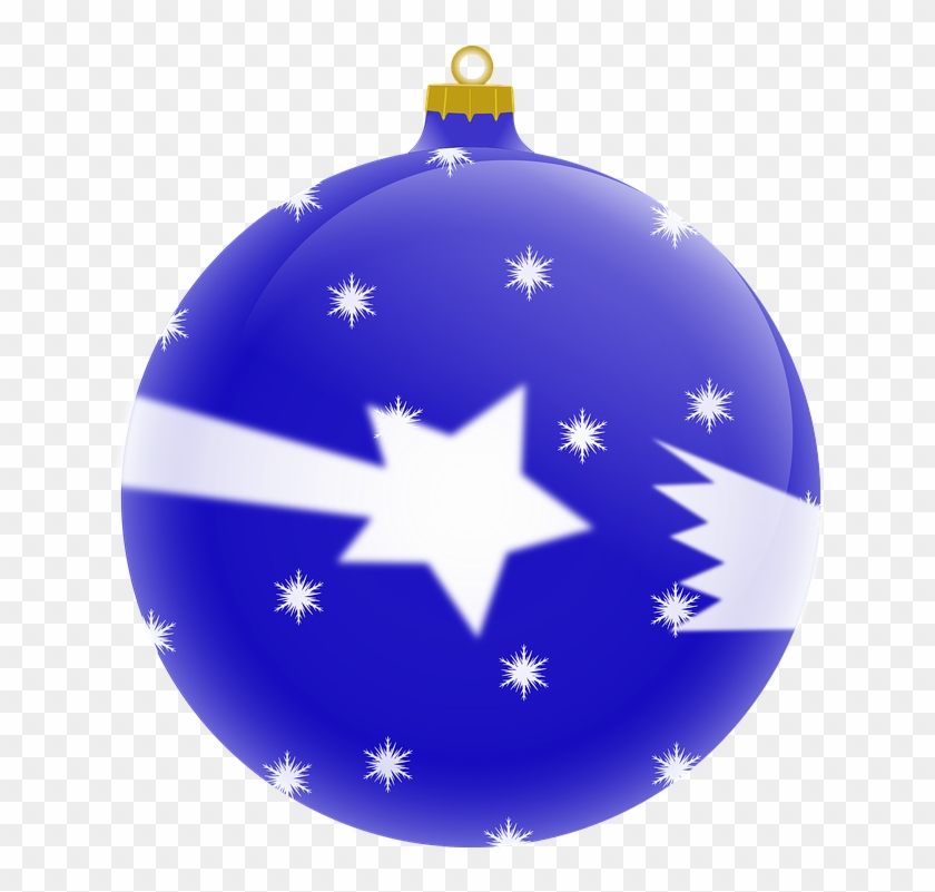 Ball, Tree, Christmas, Star, Comet - Green Christmas Ornament Vector Clipart