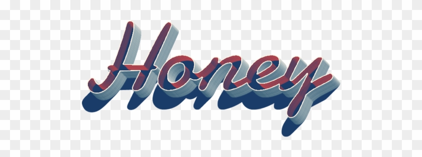 Free Png Honey 3d Letter Png Name Png Images Transparent - Calligraphy Clipart