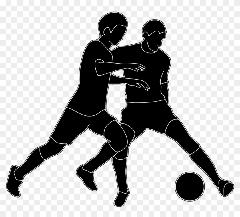 Footballer Clipart Transparent - Person Playing Football Png
