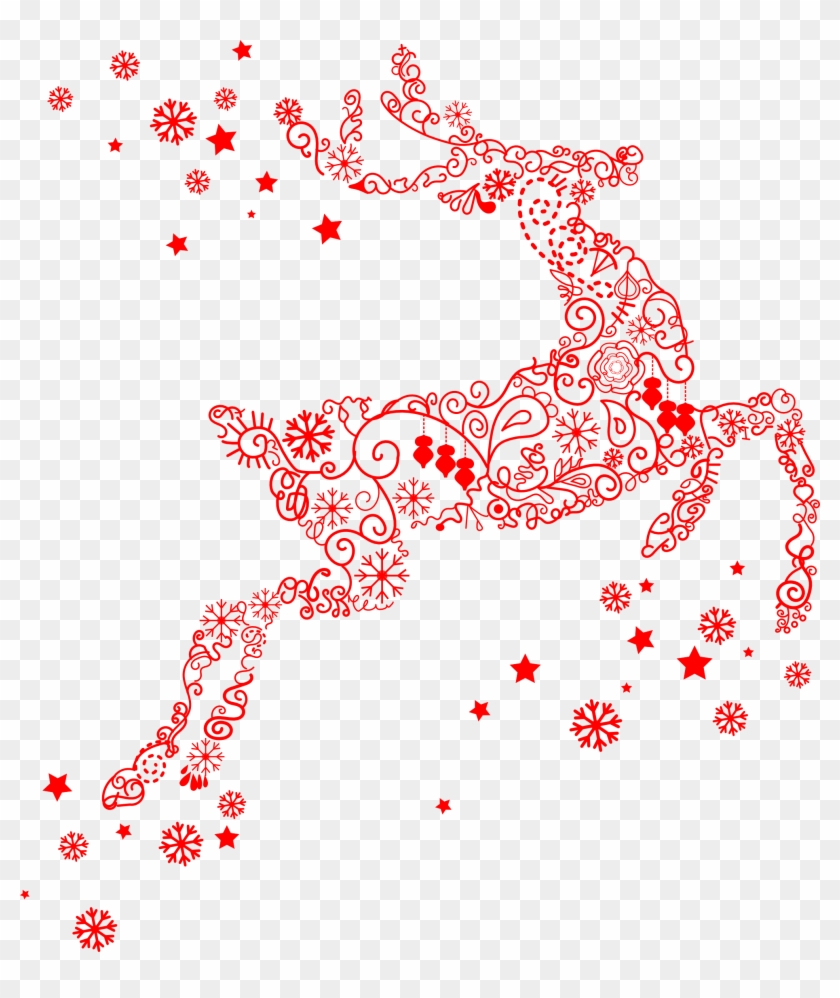 Raindeer 999px 207 - Christmas Deer Transparent Png Clipart #1197369