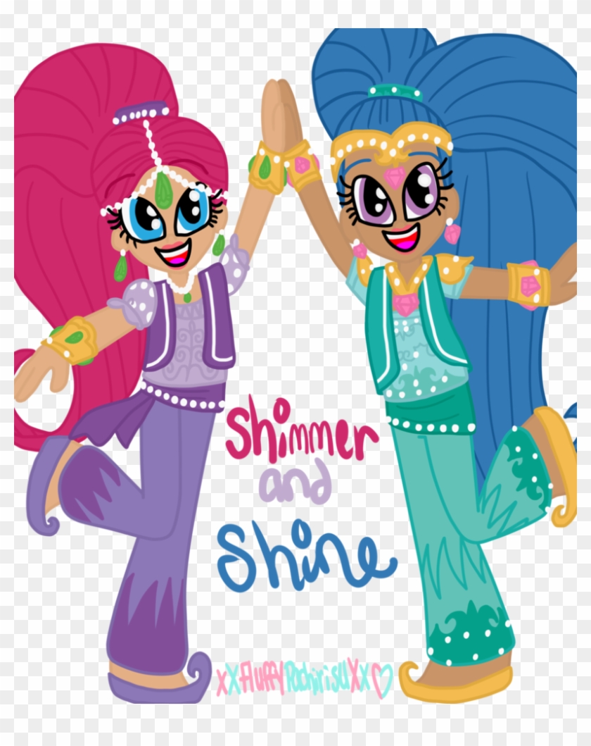 Shimmer And Shine - Shimmer And Shine Fanart Clipart