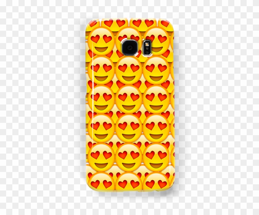 Heart Eyed Emoji - Mobile Phone Case Clipart