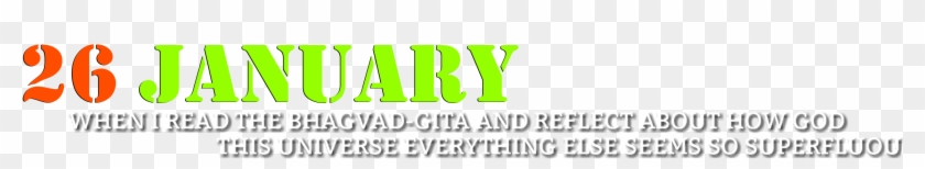 26 January Text Png - Excelsoft Clipart #1197787